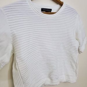 Banana Republic Tops - White Cropped Banana Republic Short Sleeve Sweater Banana Republic Tops - White Cropped Banana Republic Short Sleeve Sweater